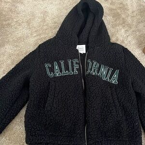 Teddy Jacket from reflex black with California logo